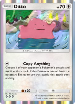 Ditto - pokemon TCG Card