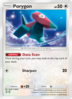 Porygon - pokemon TCG Card