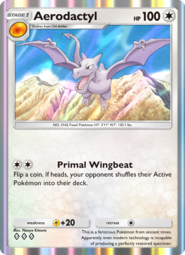 Aerodactyl - Pokémon TCG Card