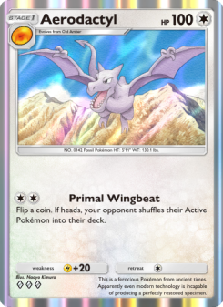Aerodactyl - pokemon TCG Card