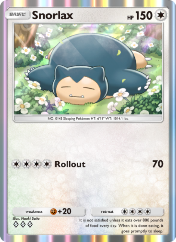 Snorlax - Pokémon TCG Card
