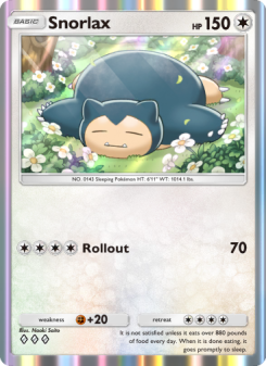 Snorlax - pokemon TCG Card