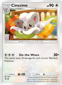 Cinccino - pokemon TCG Card