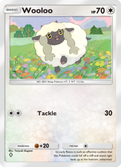 Wooloo - pokemon TCG Card