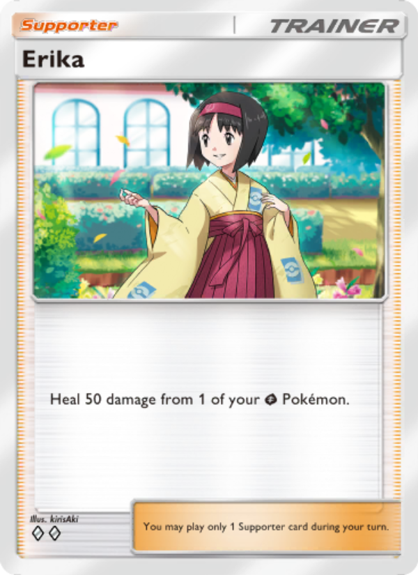 Erika - Pokémon TCG Card