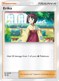 Erika - pokemon TCG Card