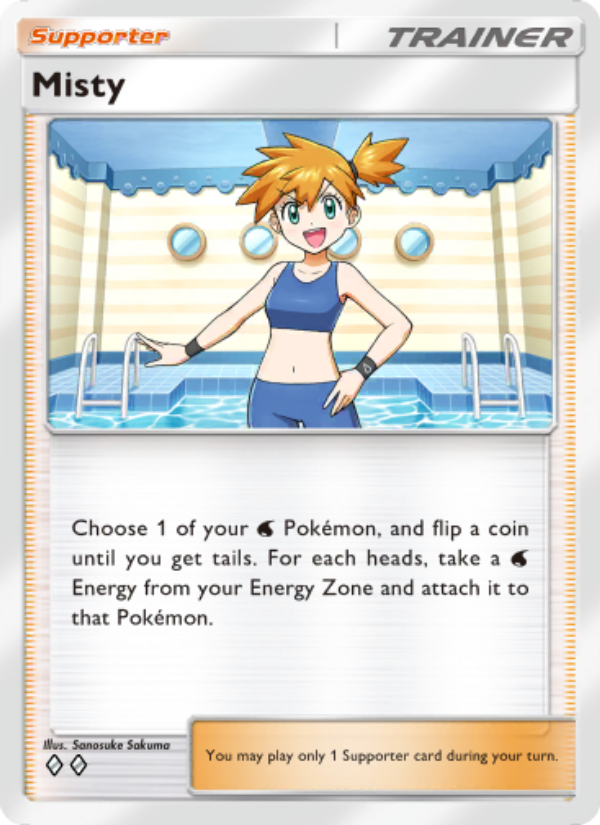 Misty - Pokémon TCG Card