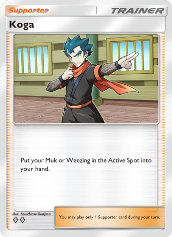 Koga - Pokémon TCG Card