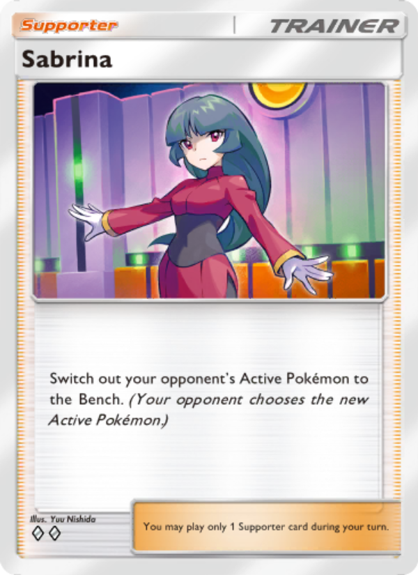 Sabrina - Pokémon TCG Card