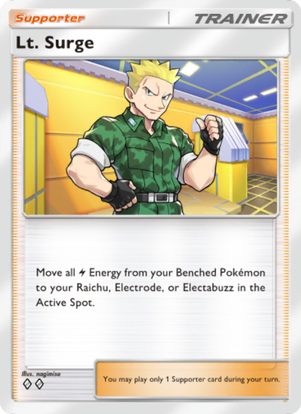 Lt. Surge - Pokémon TCG Card