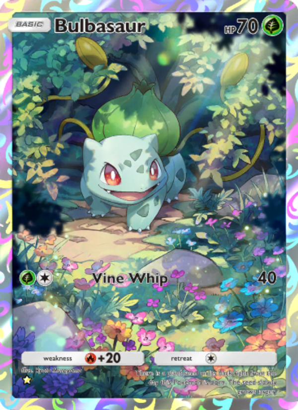 Bulbasaur - Pokémon TCG Card