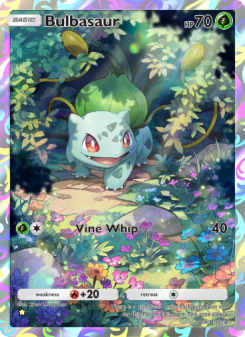 Bulbasaur - pokemon TCG Card