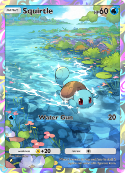 Squirtle - pokemon TCG Card