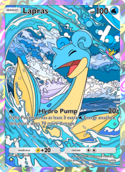 Lapras - pokemon TCG Card