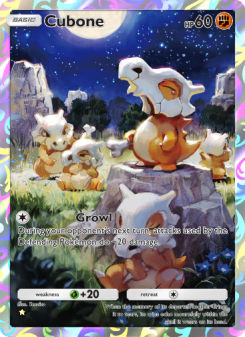 Cubone - pokemon TCG Card