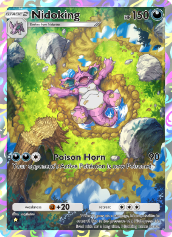 Nidoking - Pokémon TCG Card
