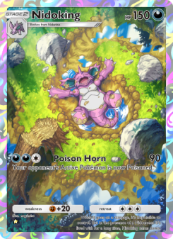 Nidoking - pokemon TCG Card