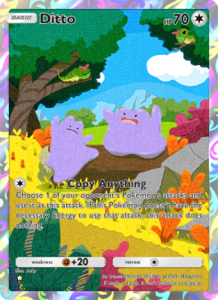 Ditto - pokemon TCG Card