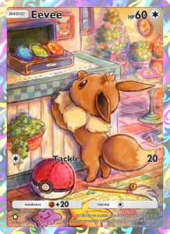 Eevee - pokemon TCG Card