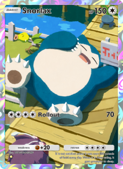 Snorlax - pokemon TCG Card