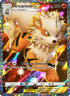 Arcanine ex - pokemon TCG Card