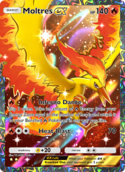Moltres ex - pokemon TCG Card