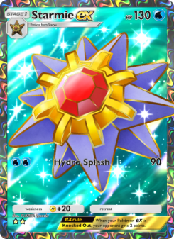 Starmie ex - pokemon TCG Card