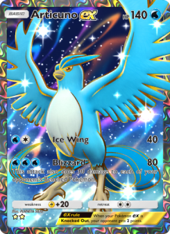 Articuno ex - pokemon TCG Card
