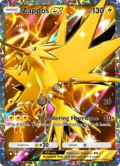 Zapdos ex - pokemon TCG Card