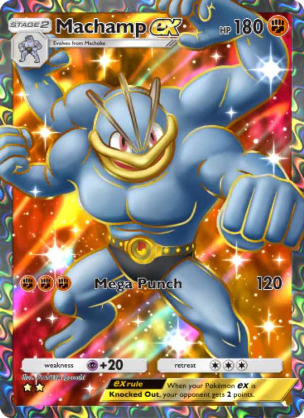 Machamp ex - Pokémon TCG Card
