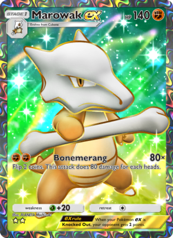 Marowak ex - Pokémon TCG Card