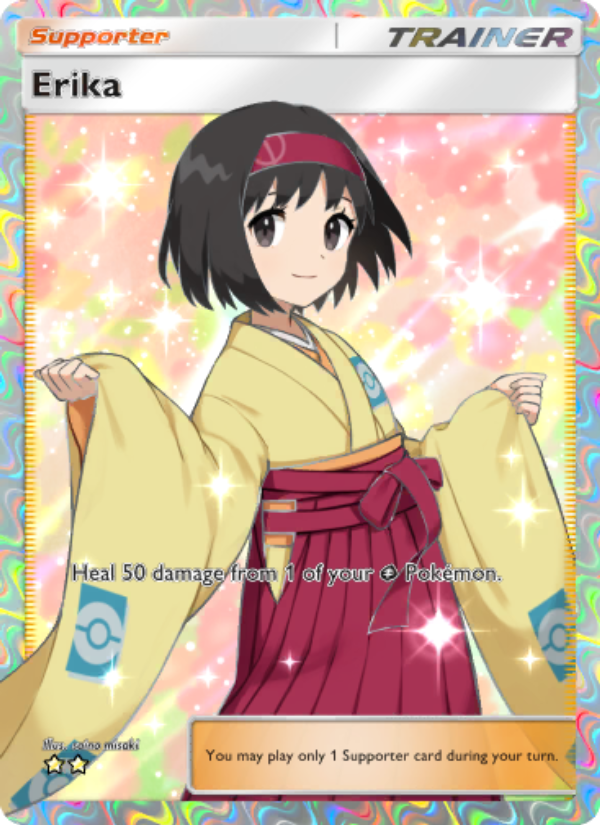 Erika - Pokémon TCG Card
