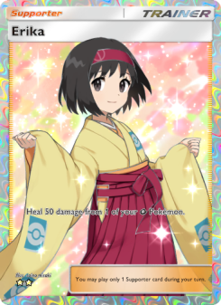 Erika - pokemon TCG Card