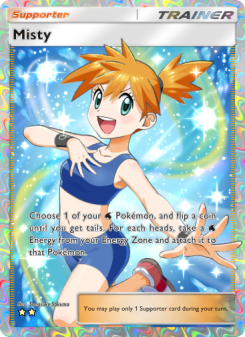 Misty - pokemon TCG Card