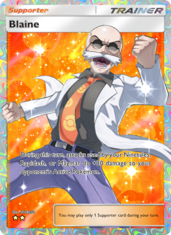 Blaine - Pokémon TCG Card