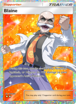 Blaine - pokemon TCG Card
