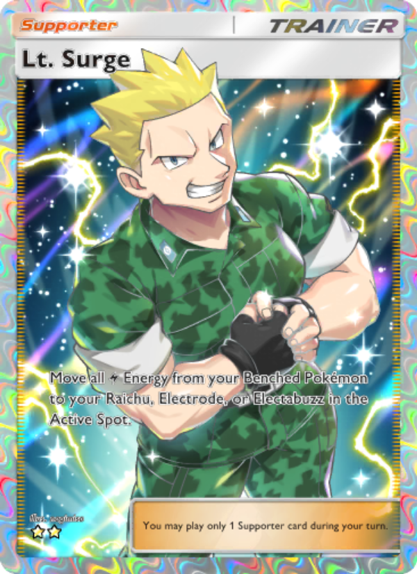 Lt. Surge - Pokémon TCG Card