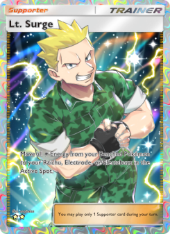 Lt. Surge - pokemon TCG Card