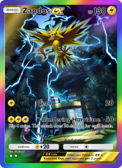 Zapdos ex - pokemon TCG Card