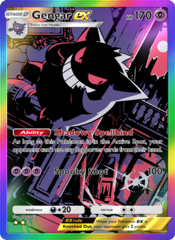 Gengar ex - Pokémon TCG Card