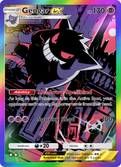 Gengar ex - pokemon TCG Card