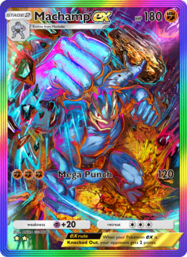 Machamp ex - Pokémon TCG Card