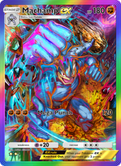 Machamp ex - pokemon TCG Card