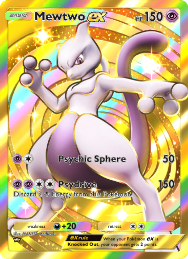 Mewtwo ex - Pokémon TCG Card
