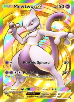 Mewtwo ex - pokemon TCG Card