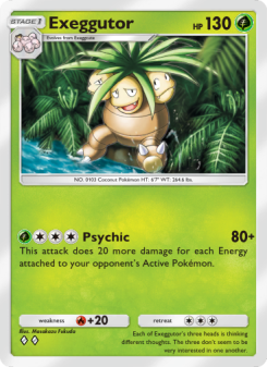 Exeggutor - pokemon TCG Card