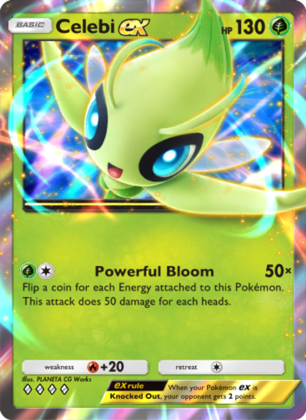 Celebi ex - Pokémon TCG Card