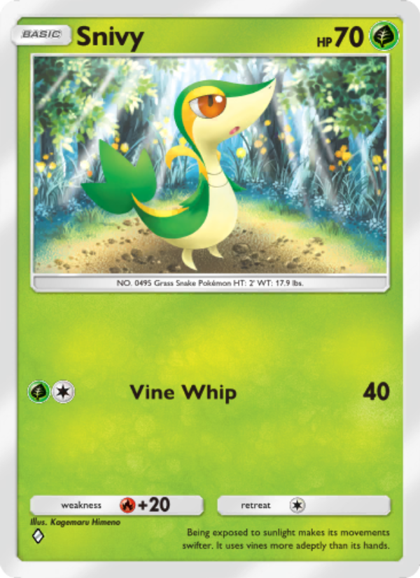 Snivy - Pokémon TCG Card