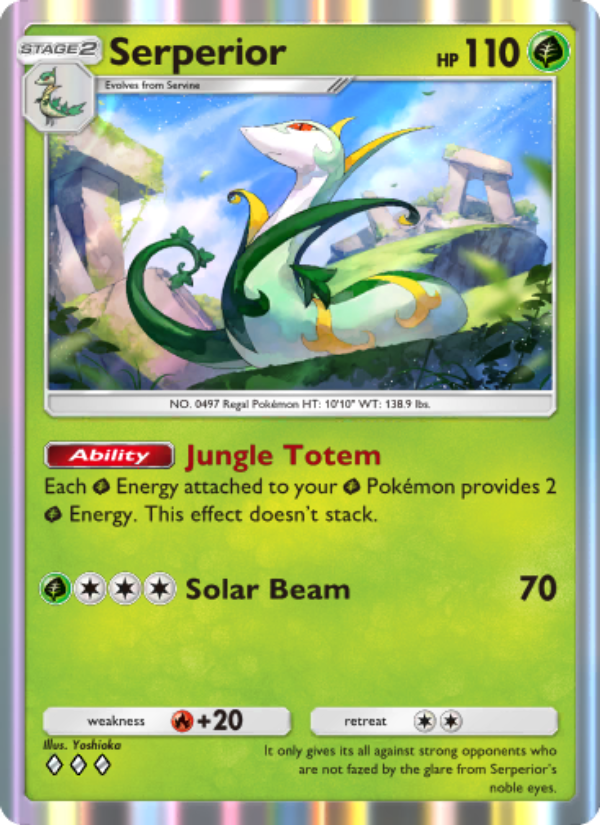 Serperior - Pokémon TCG Card