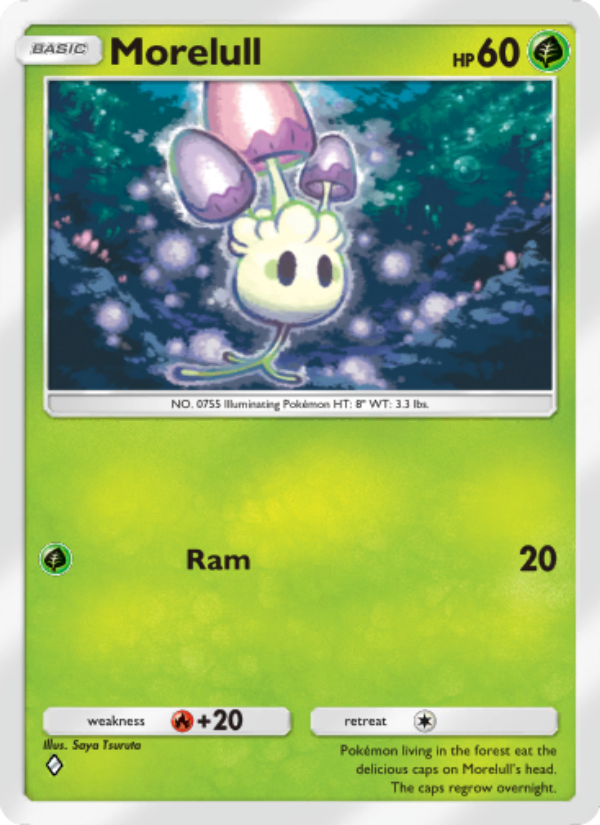 Morelull - Pokémon TCG Card